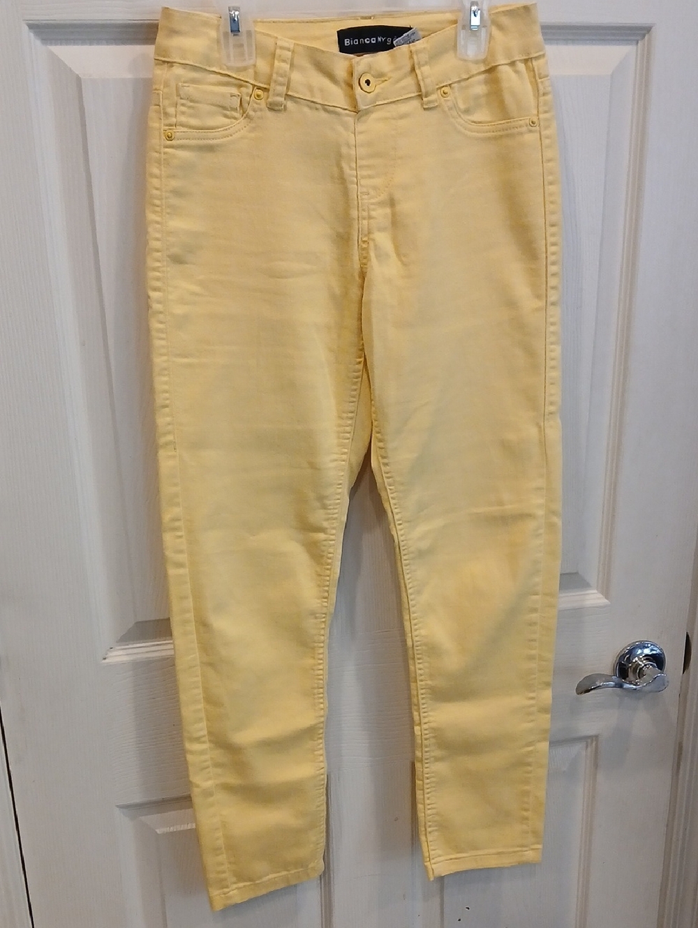 5/25 Bianca Nygård Yellow Skinny Jeans for Women